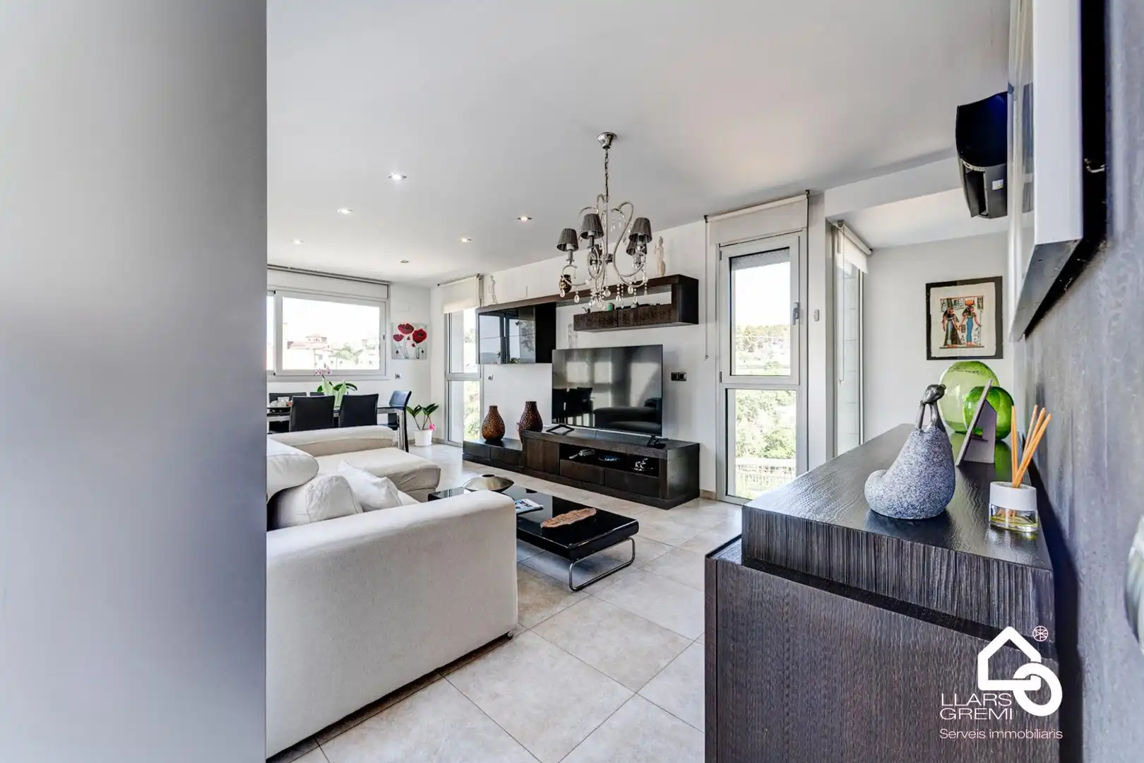 Sala de estar de Casa o chalet en venta en Òdena con Calefacción, Jardín privado y Terraza
