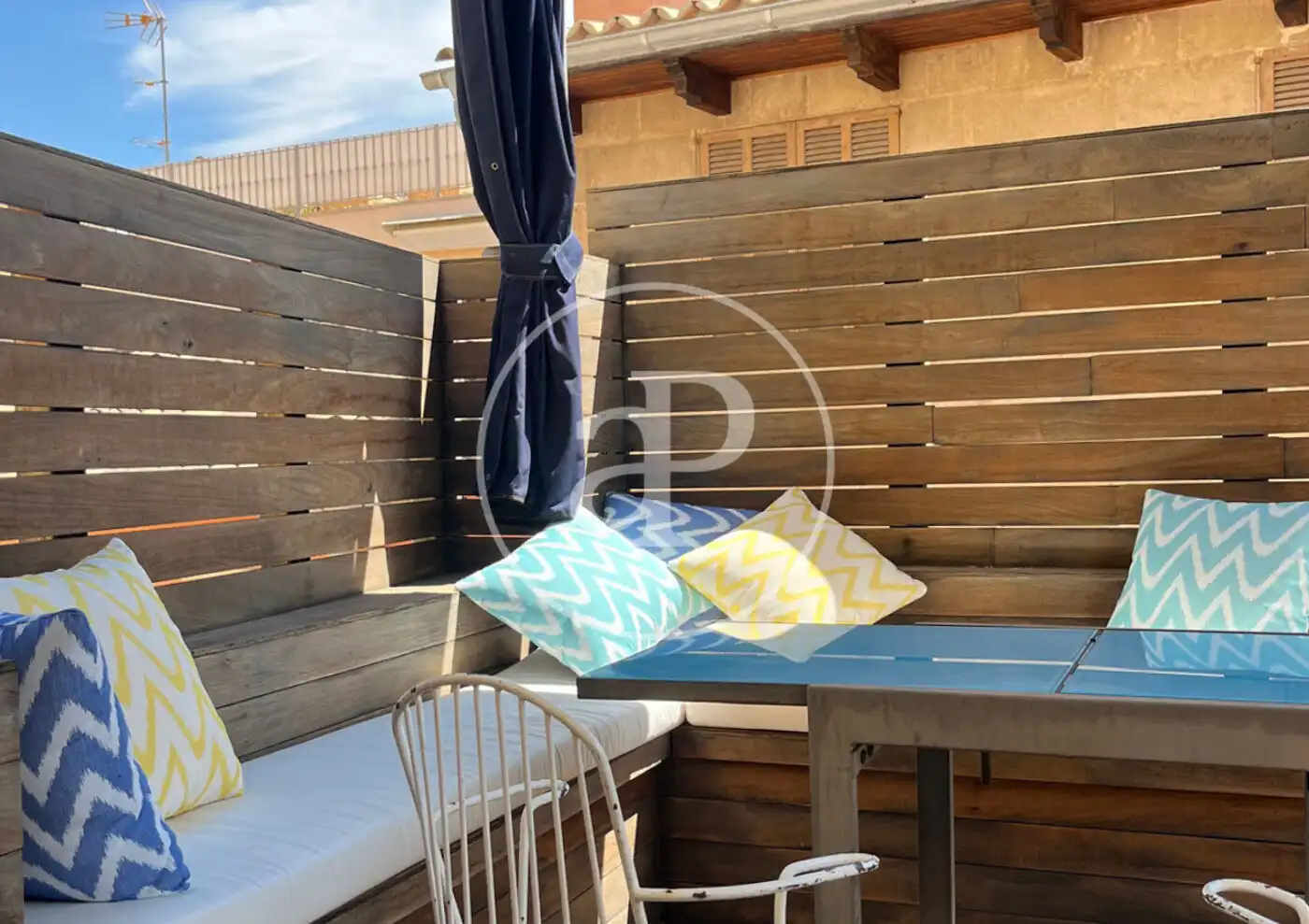 Terrassa de Pis de lloguer en  Palma de Mallorca amb Aire condicionat, Calefacció i Terrassa