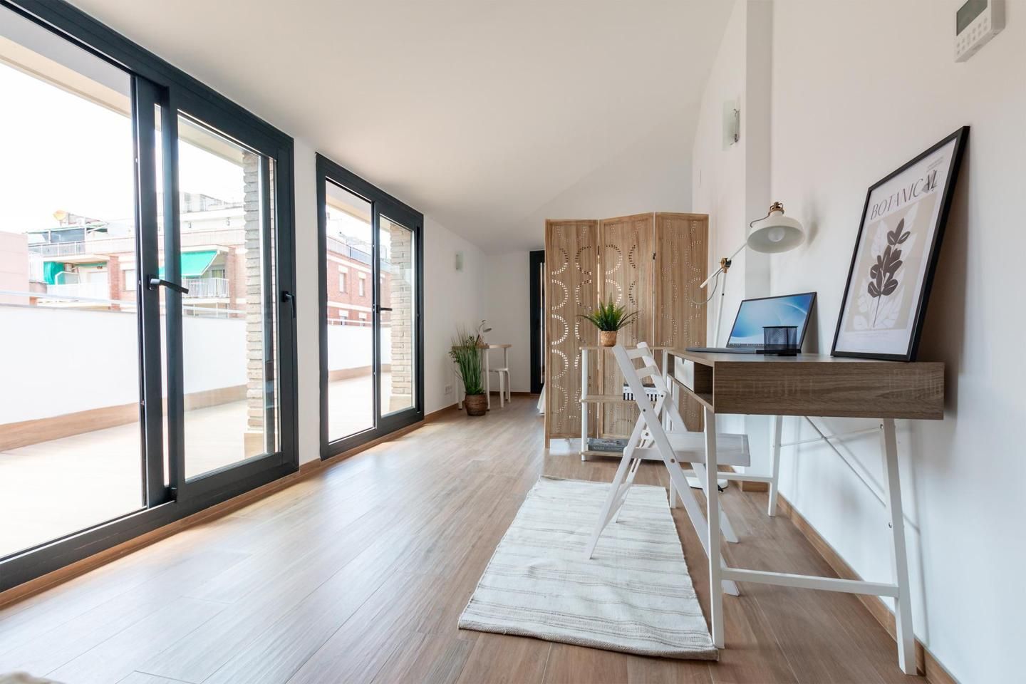 Bedroom of Flat for sale in Terrassa  with Terrace and Furnished