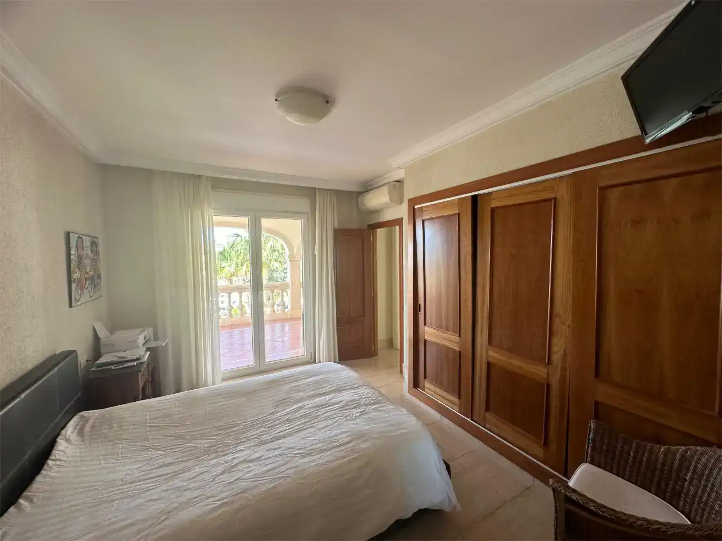Bedroom of Houses for rent in Altea  with Air Conditioner, Private garden and Parquet flooring