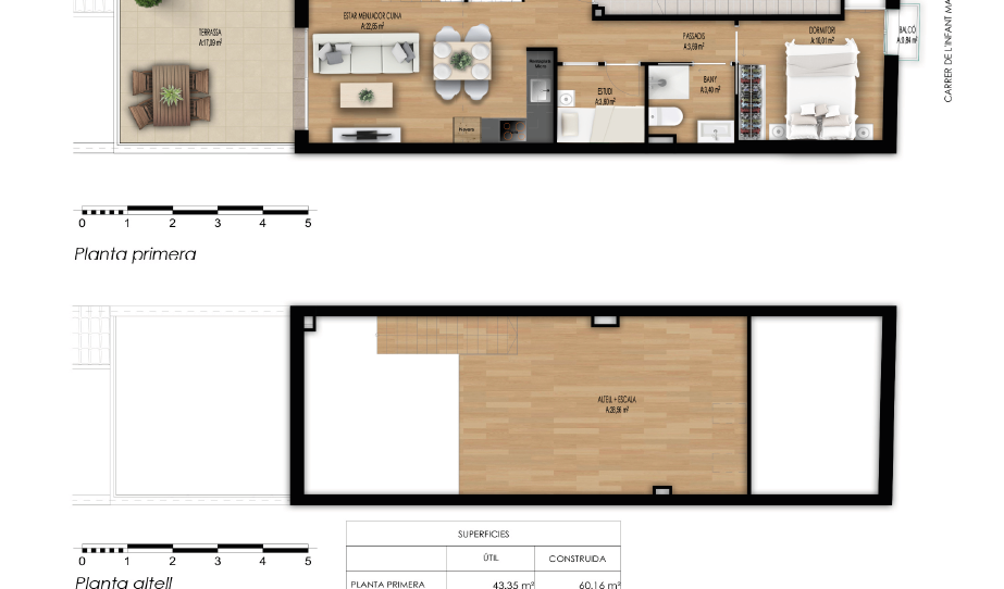 Foto 1 de Dúplex en venta en Carrer de L'infant Martí, Ca n'Aurell, Barcelona