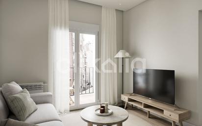 Living room of Flat for sale in  Barcelona Capital  with Air Conditioner, Heating and Terrace