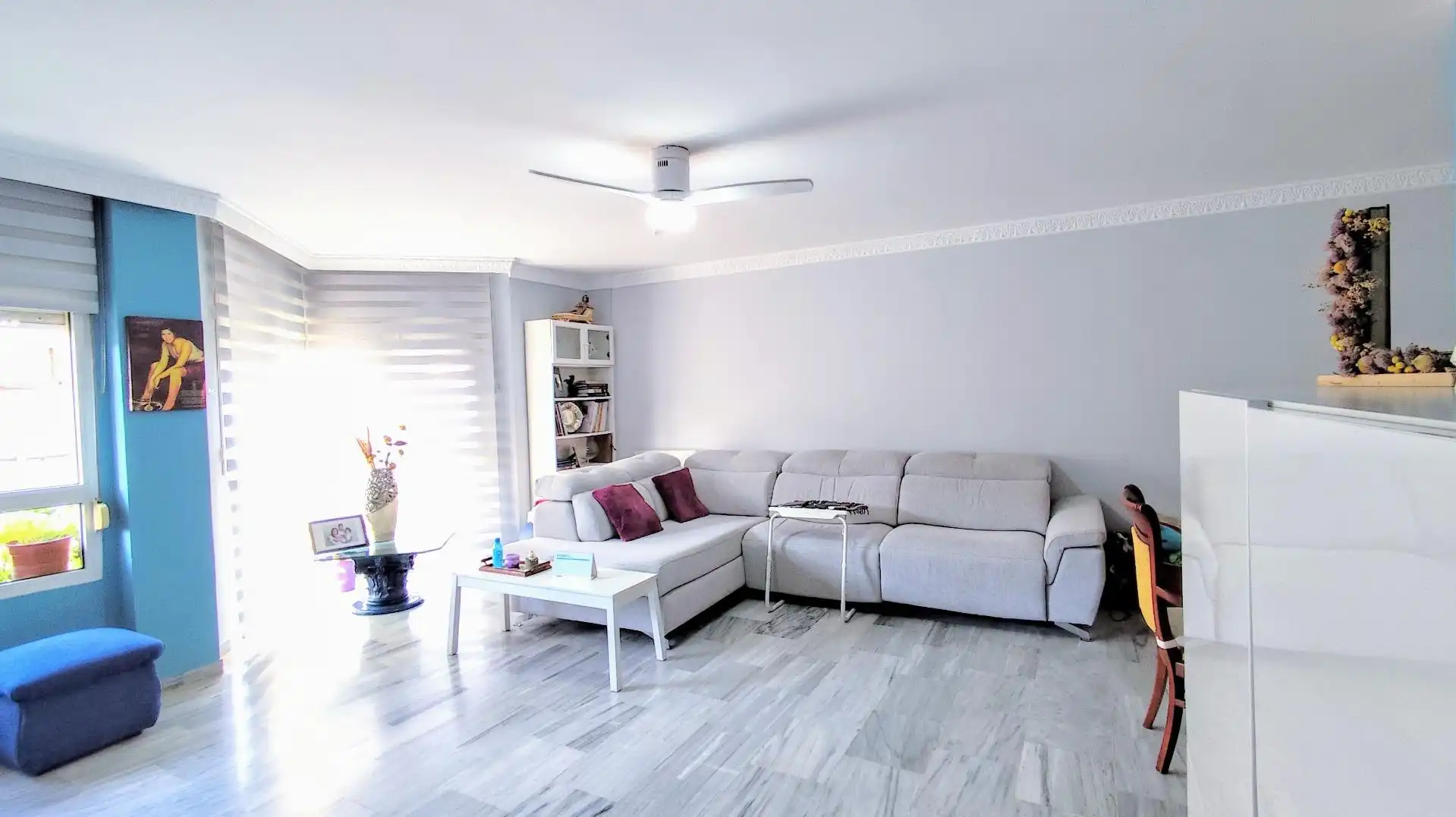 Sala de estar de Piso en venta en Torremolinos con Aire acondicionado, Jardín privado y Terraza