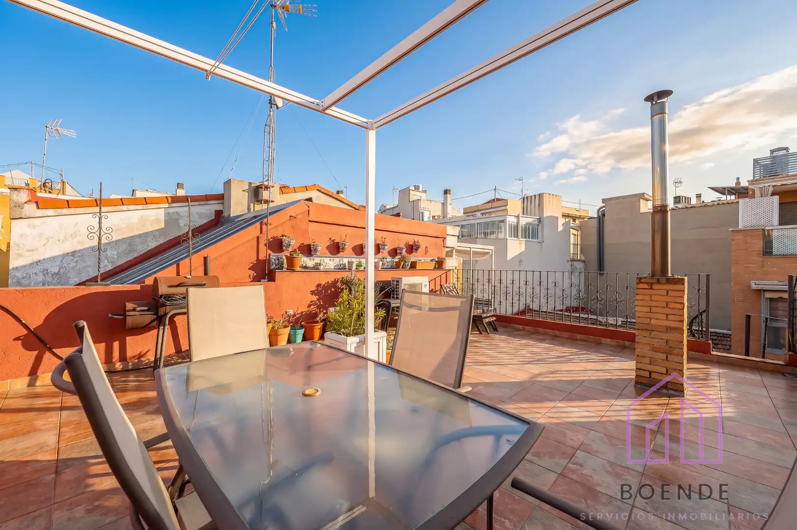 Terraza de Ático en venta en Madrid con Aire acondicionado, Calefacción y Parquet
