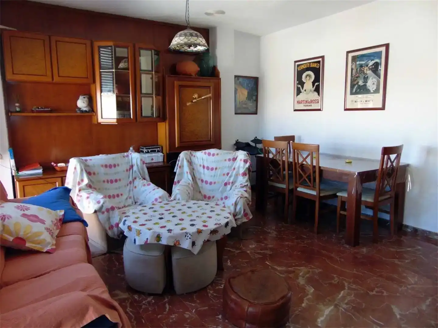 Esszimmer von Dachboden zur Miete in Almería mit Klimaanlage, Möbliert und Balkon