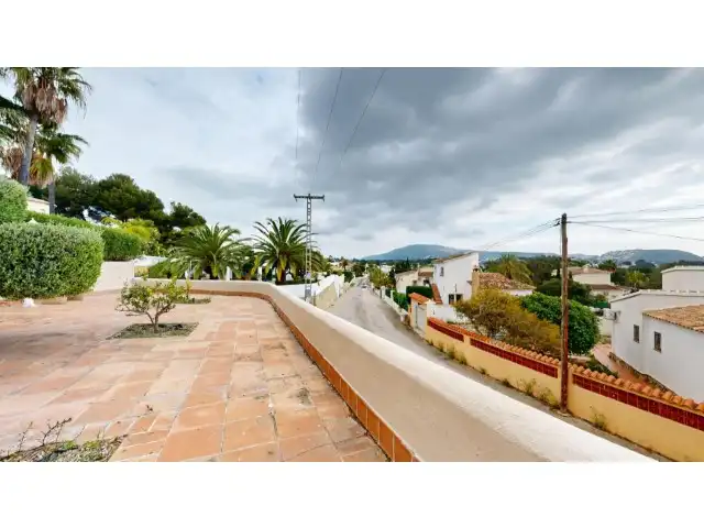 Vista exterior de Casa o chalet en venta en Moraira con Aire acondicionado, Calefacción y Jardín privado