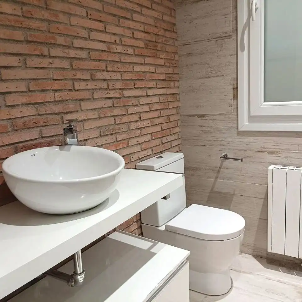Baño de Piso de alquiler en Madrid con Aire acondicionado, Calefacción y Terraza