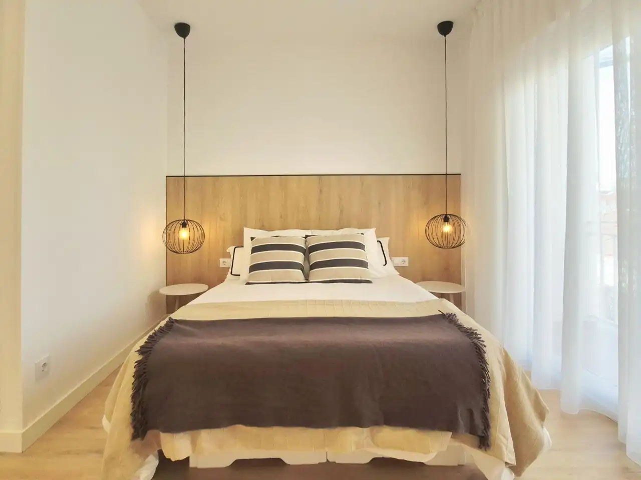 Bedroom of Flat for sale in Terrassa  with Air Conditioner, Heating and Parquet flooring