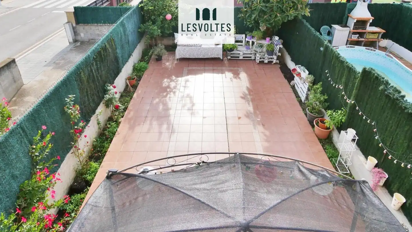 Terrassa de Casa adosada en venda en Vall-llobrega amb Calefacció, Jardí privat i Terrassa