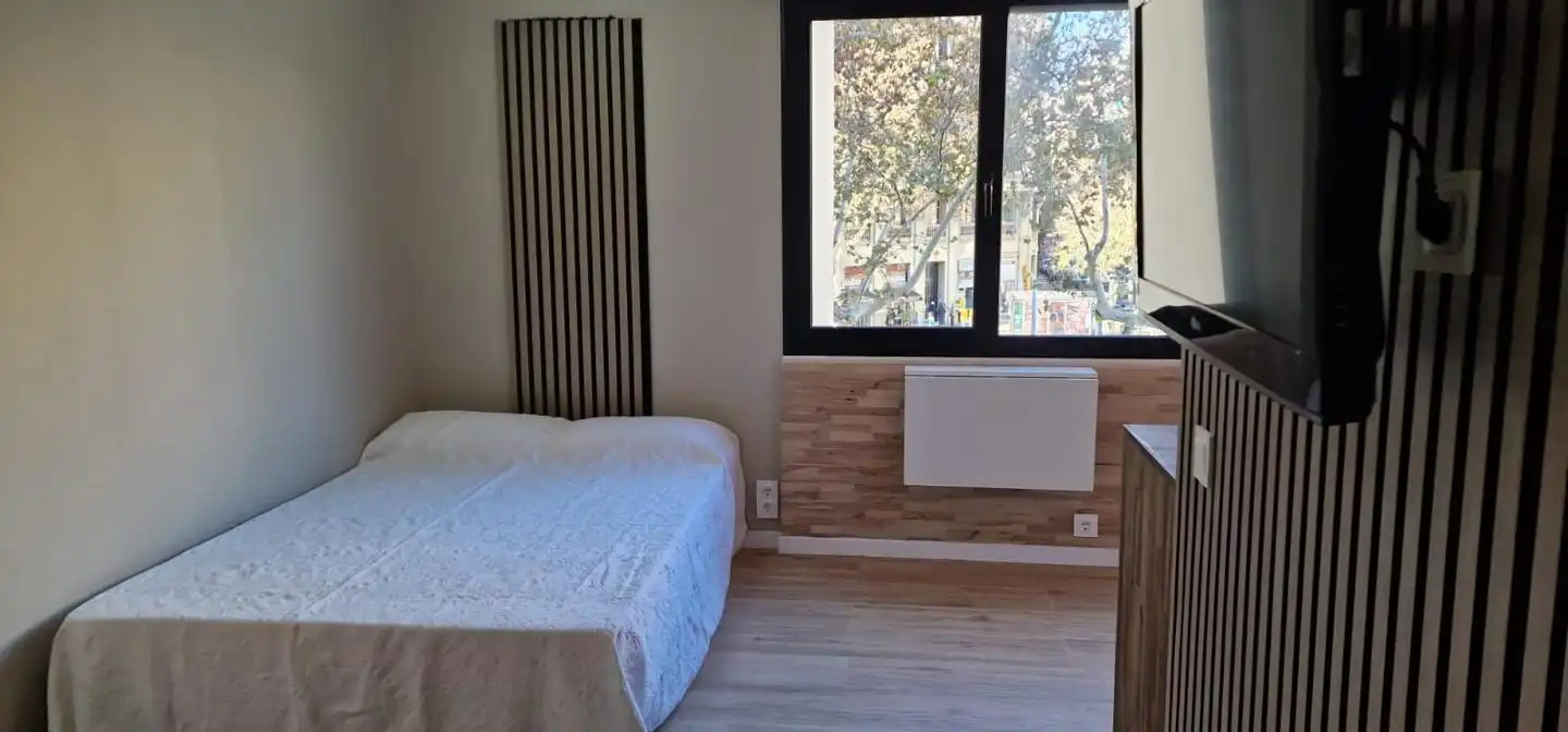 Bedroom of Study for rent in Barcelona  with Heating and Furnished