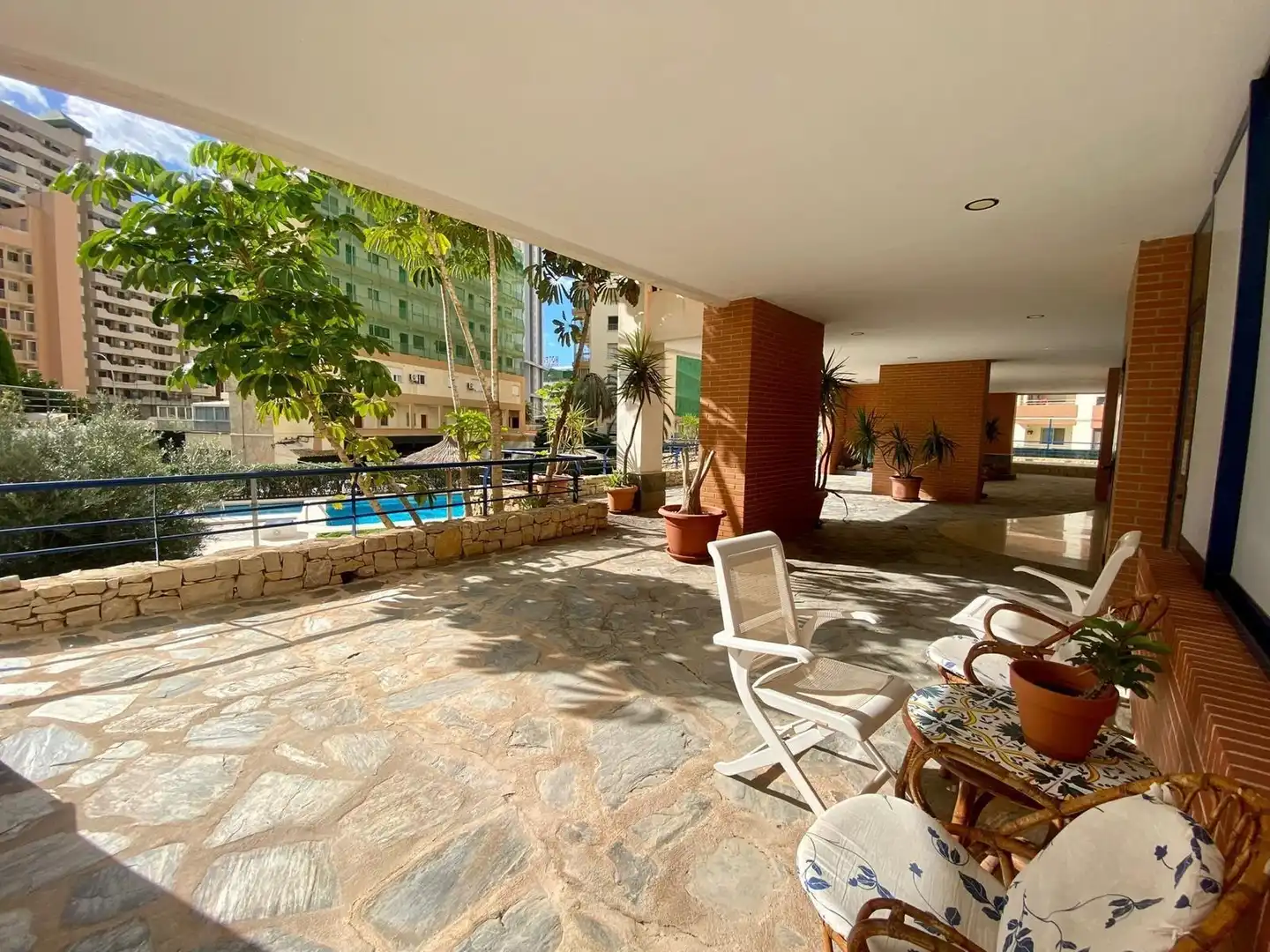 Terrassa de Apartament en venda en Calpe / Calp amb Terrassa i Piscina comunitària