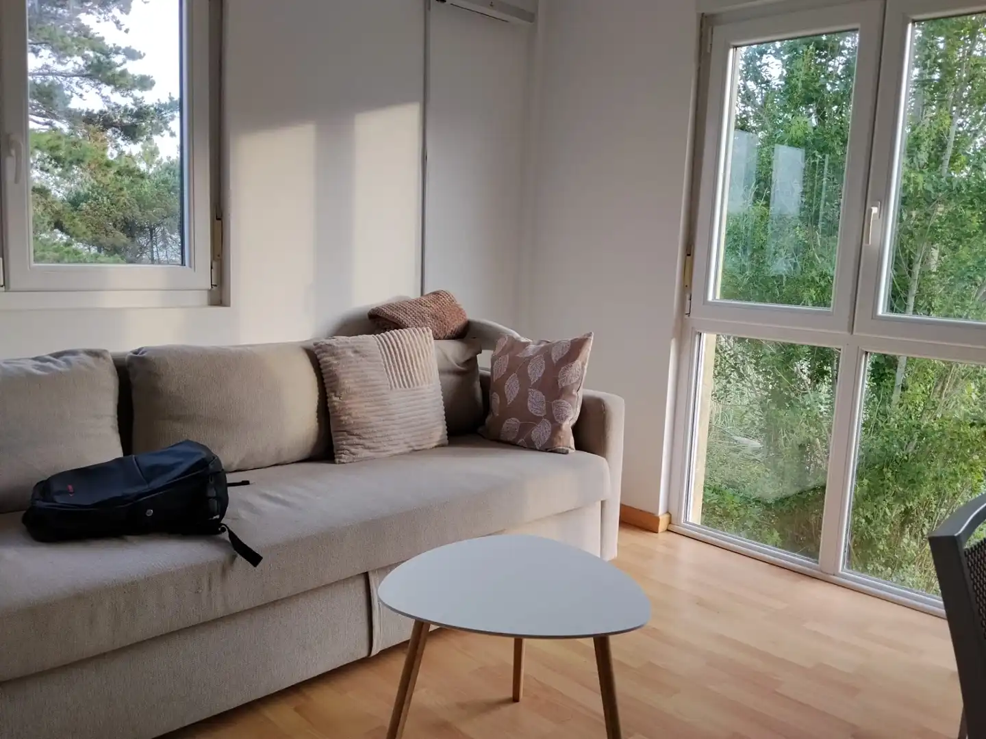Wohnzimmer von Wohnungen zur Miete in Fisterra mit Abstellraum, Möbliert und Ofen