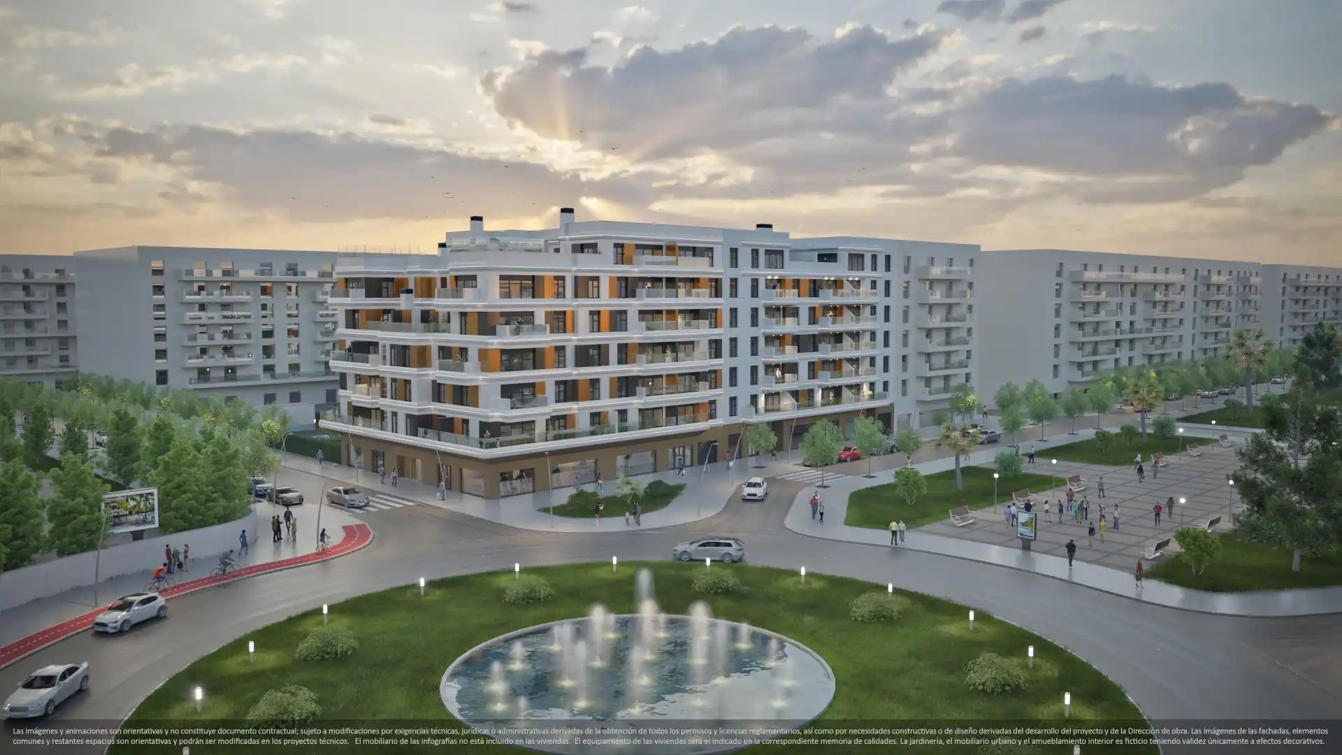 Exterior view of Apartments for sale in Badajoz Capital  with Air Conditioner, Terrace and Community pool