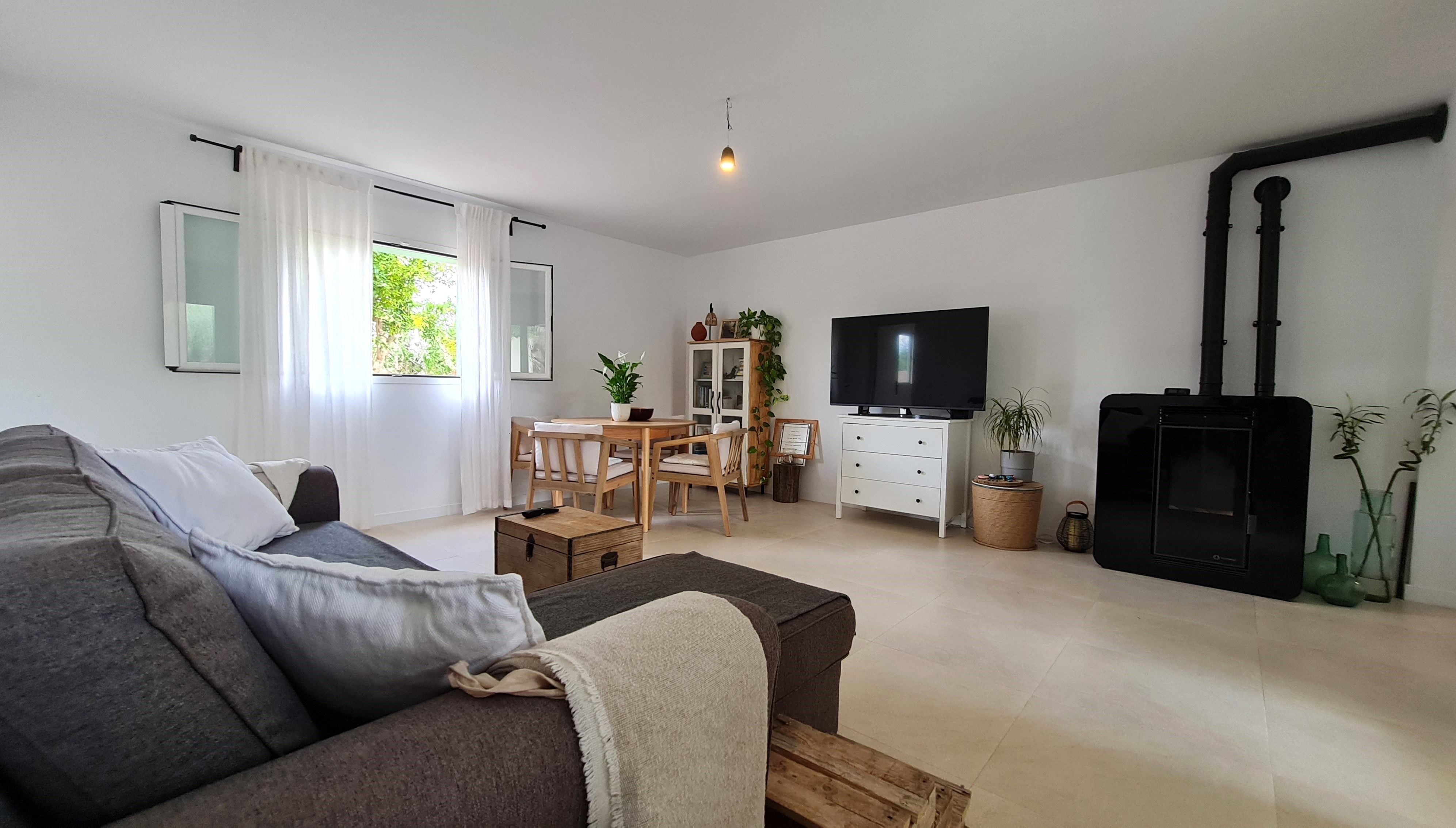 Sala d'estar de Finca rústica en venda en Llucmajor amb Aire condicionat i Moblat