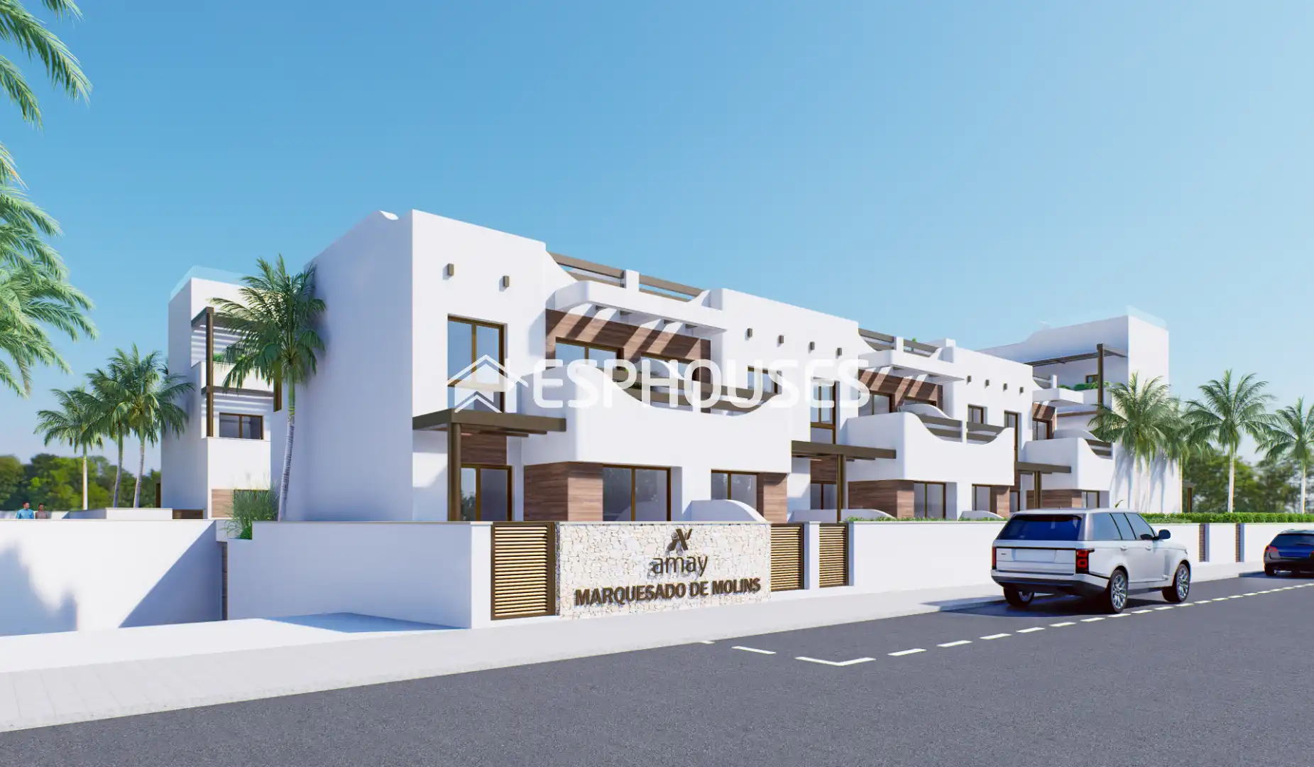 Exterior view of Houses for sale in Pilar de la Horadada  with Terrace, Balcony and Community pool
