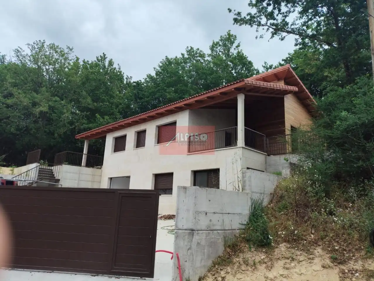 Exterior view of Houses for sale in O Pereiro de Aguiar   with Heating, Private garden and Terrace