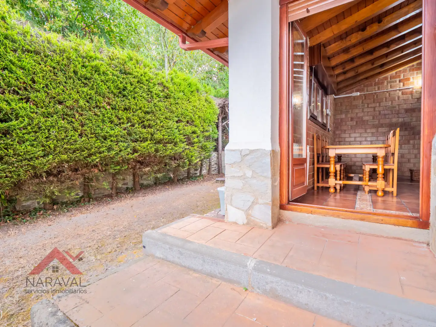 Terrassa de Casa o xalet en venda en Zigoitia amb Calefacció, Jardí privat i Parquet