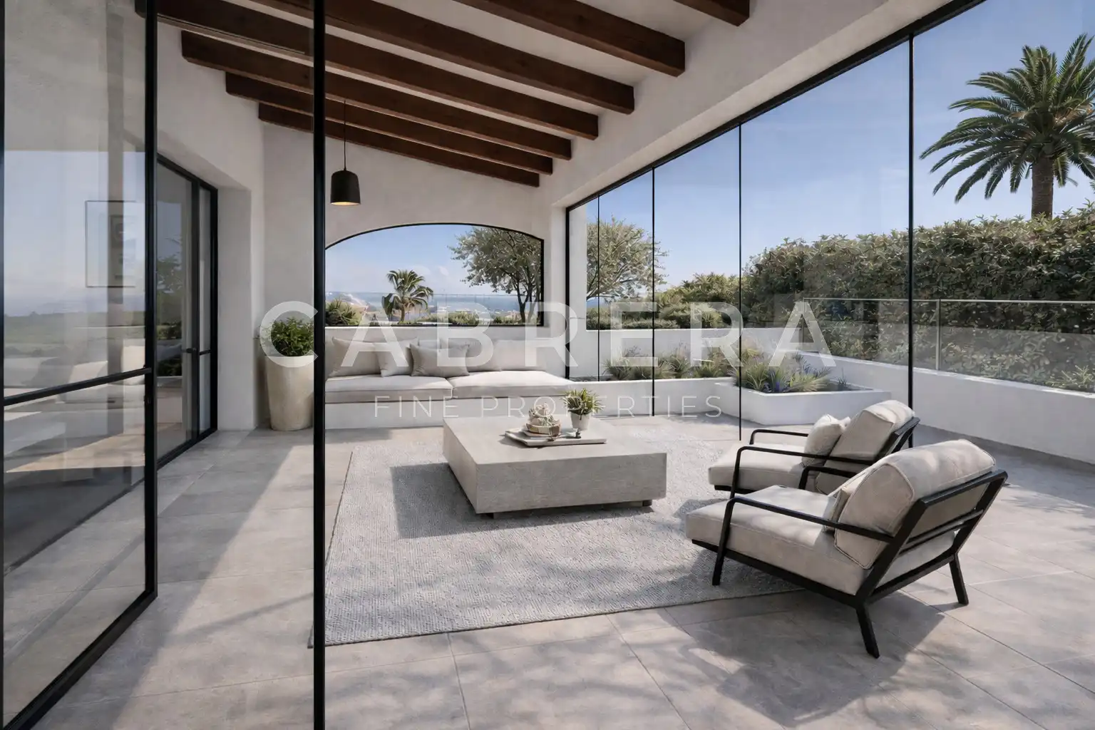 Terrassa de Casa o xalet en venda en Benissa amb Calefacció, Jardí privat i Parquet