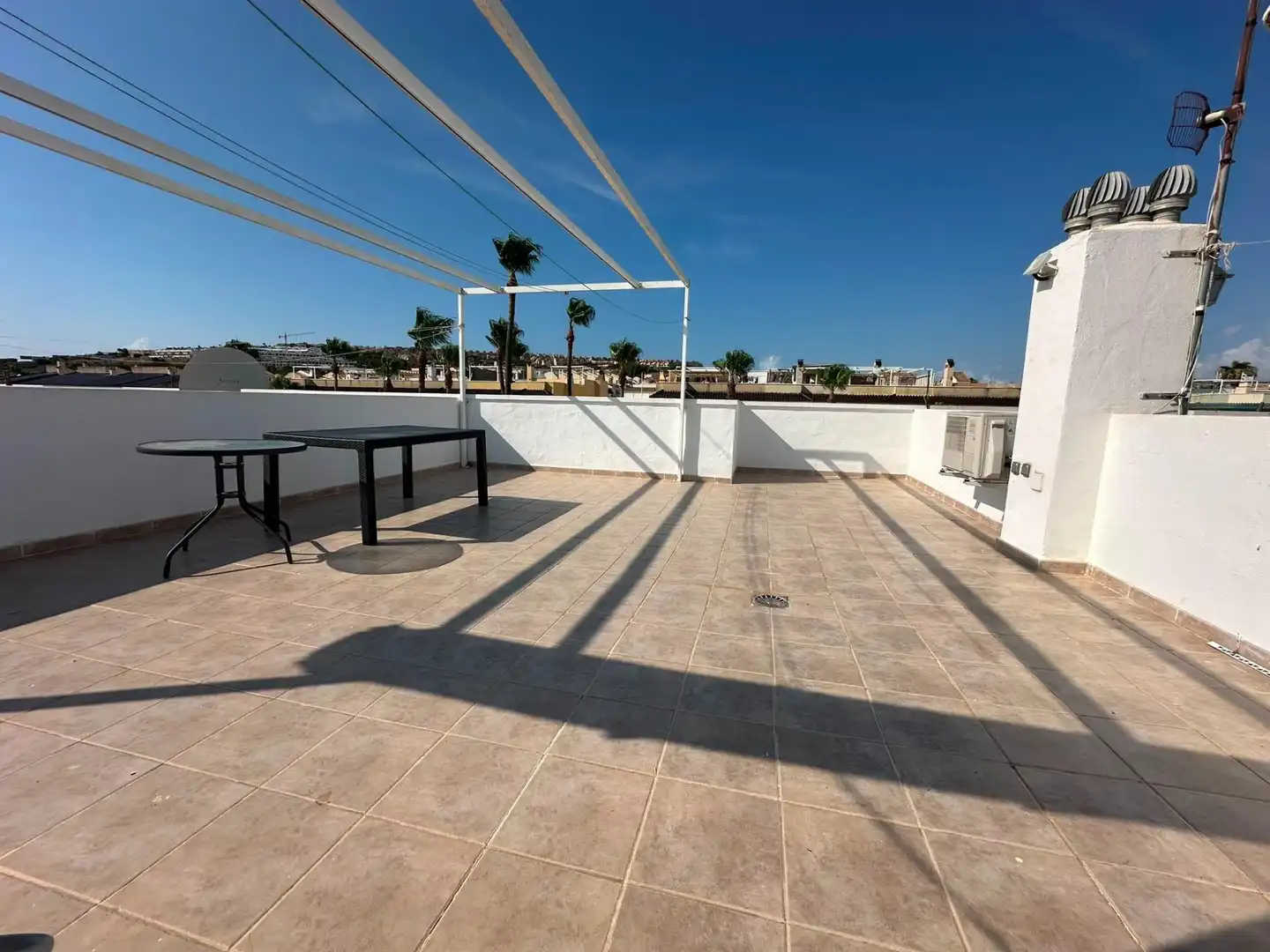 Terrace of Houses for rent in Santa Pola  with Air Conditioner, Furnished and Community pool