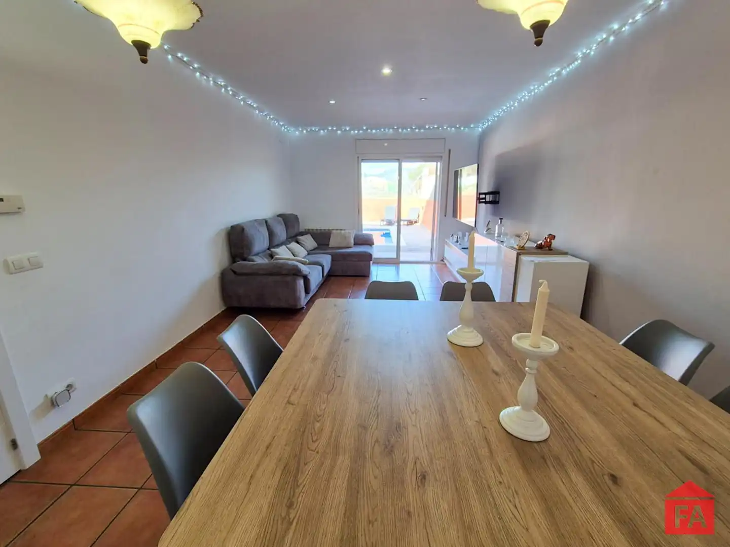 Dining room of Detached homes for sale in Albinyana  with Heating, Terrace and Swimming Pool