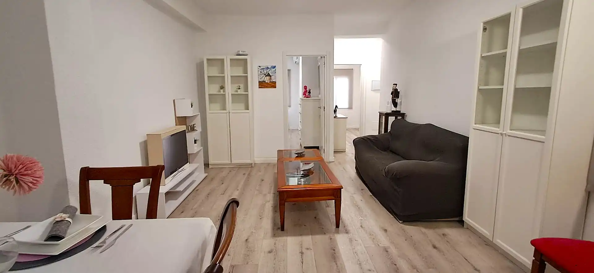 Sala de estar de Planta baja en venta en Cartagena con Parquet y Amueblado