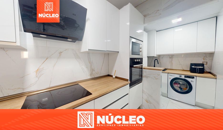 Cocina de Planta baja en venta en Villajoyosa / La Vila Joiosa con Aire acondicionado y Amueblado