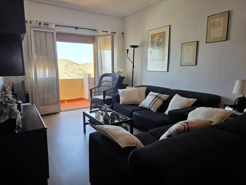 Wohnzimmer von Wohnungen zum Verkauf in Cullera mit Klimaanlage, Heizung und Parkett
