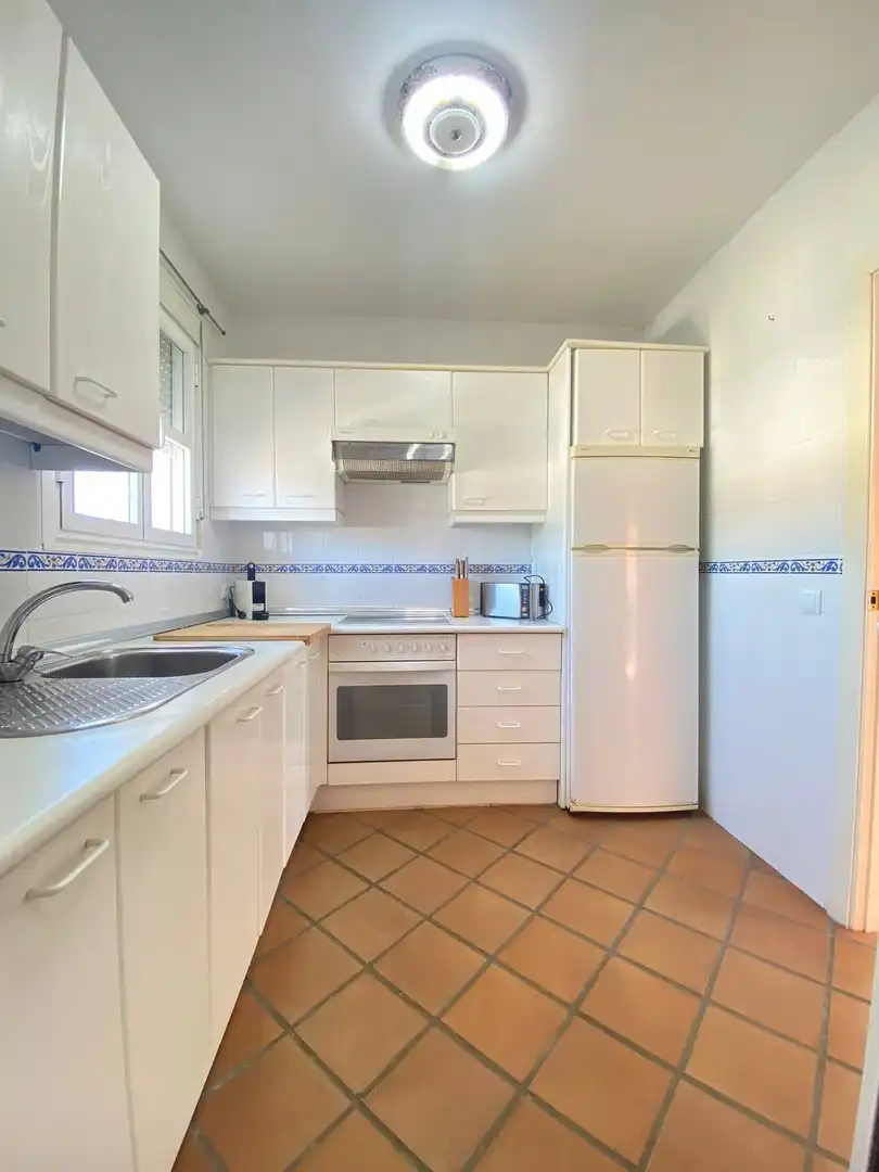 Kitchen of Flat for rent in Islantilla  with Air Conditioner, Terrace and Storage room