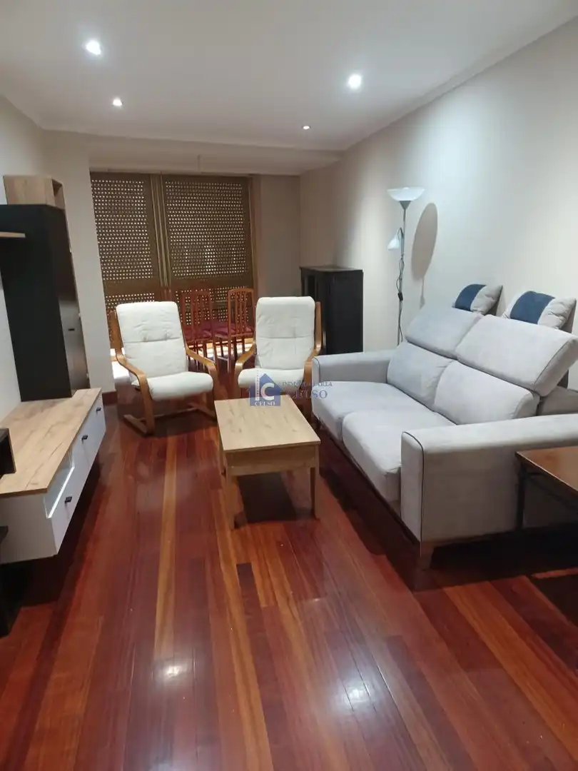 Sala de estar de Piso de alquiler en Ourense Capital  con Calefacción, Parquet y Trastero