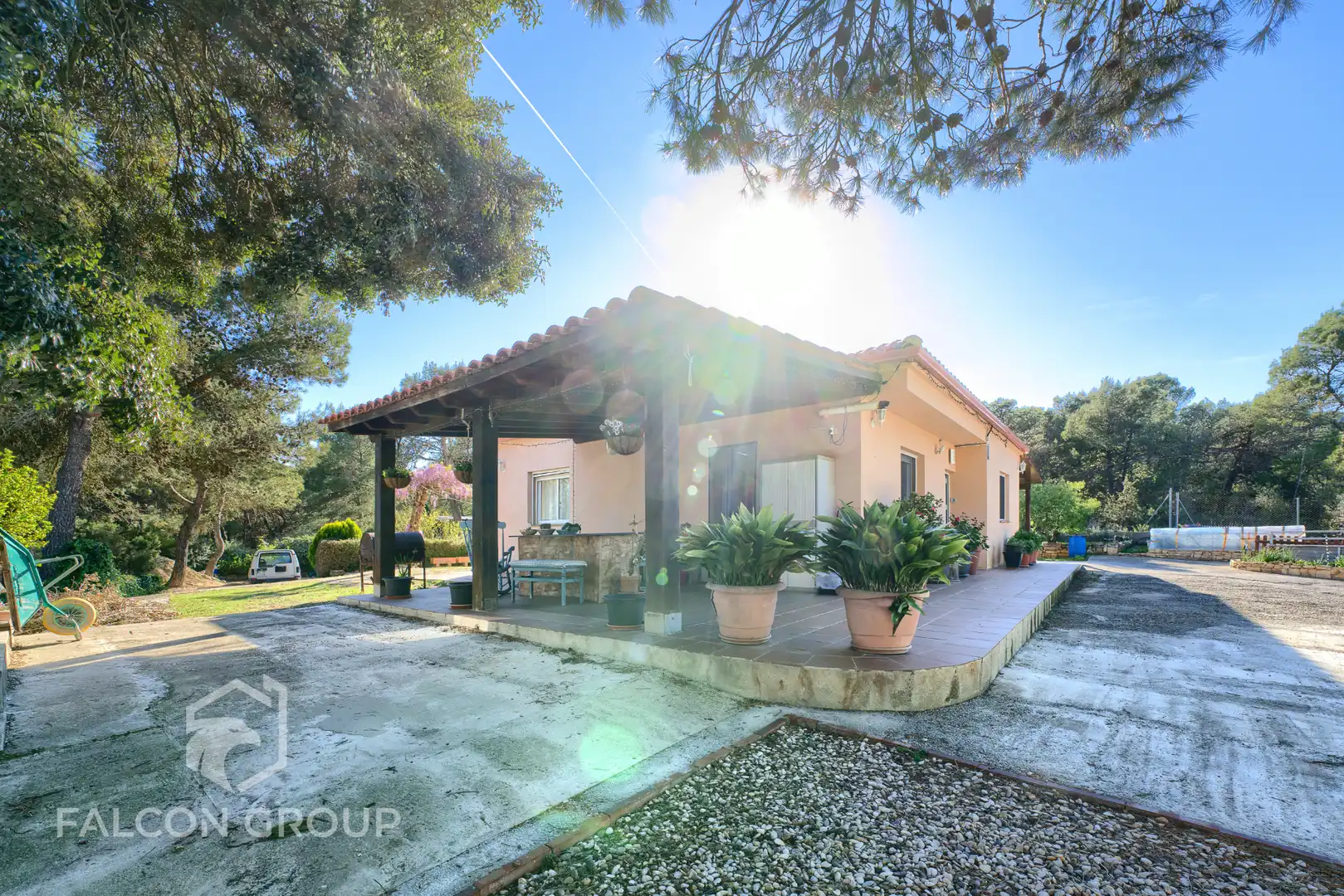 Vista exterior de Casa o chalet en venta en Querol con Calefacción, Jardín privado y Terraza