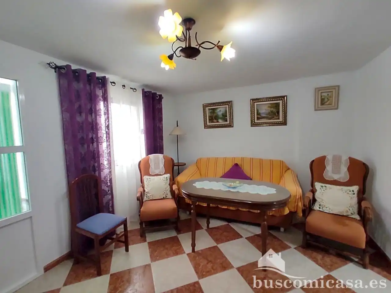 Sala de estar de Casa adosada en venta en Lupión con Terraza