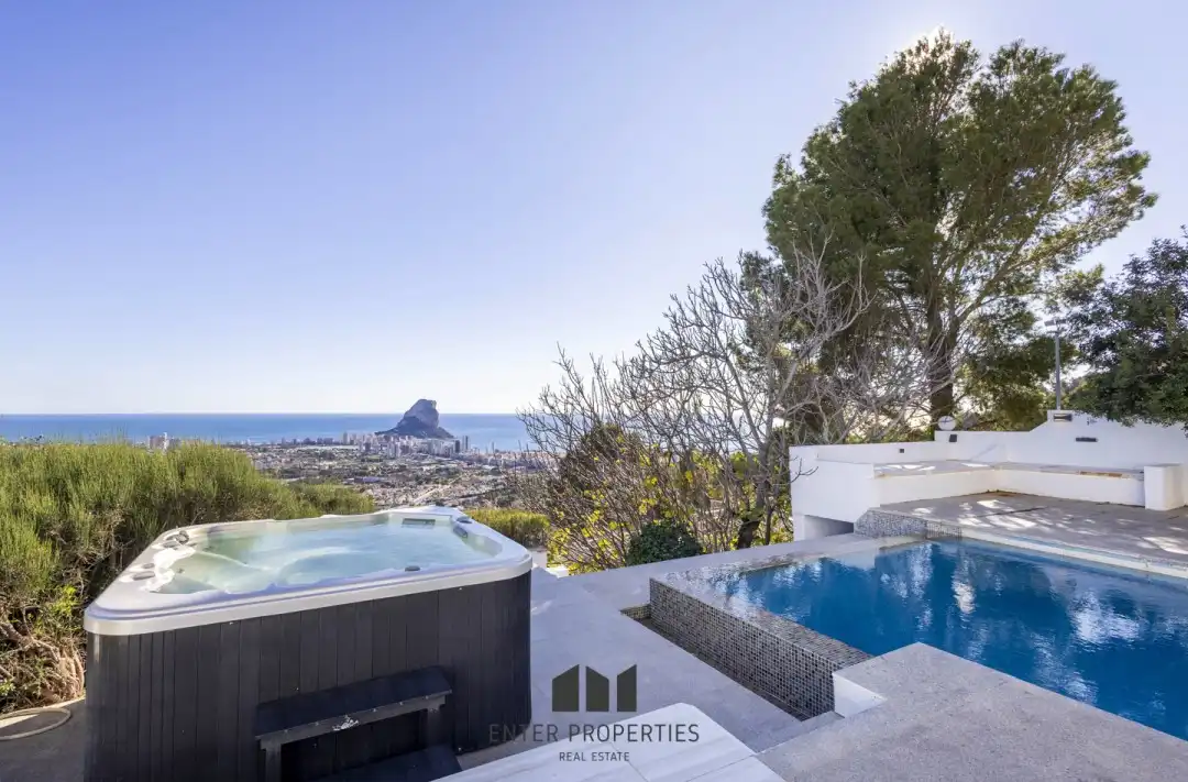 Exterior view of Flat for rent in Calpe / Calp  with Air Conditioner, Heating and Terrace