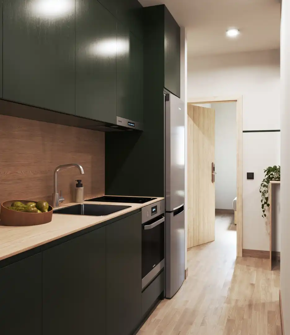Kitchen of Houses for share in Madrid  with Air Conditioner, Heating and Terrace