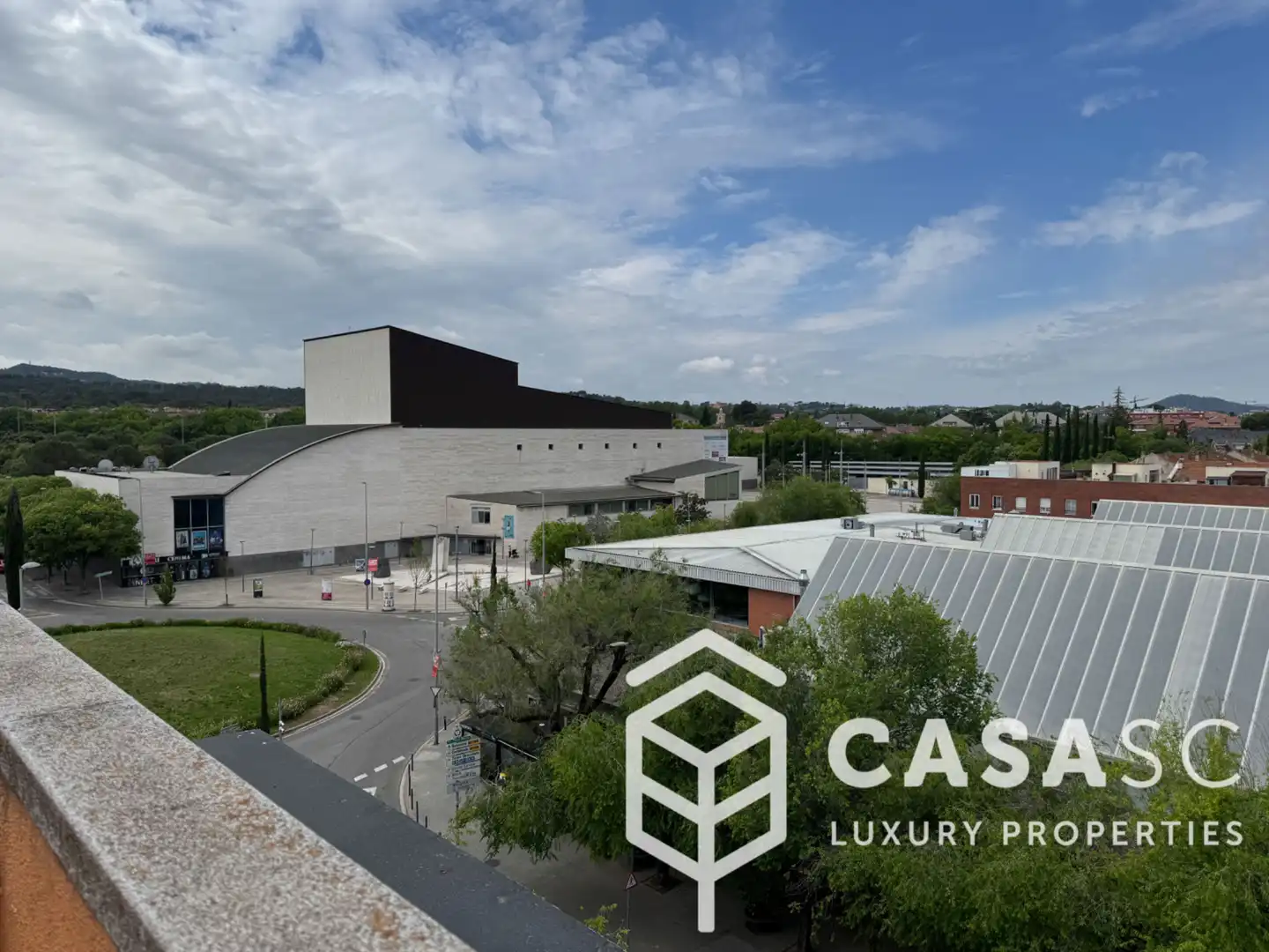 Exterior view of Attic for sale in Sant Cugat del Vallès  with Air Conditioner, Heating and Parquet flooring