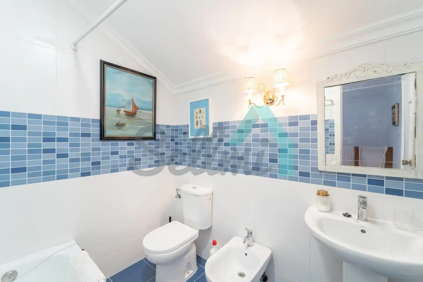 Baño de Casa o chalet de alquiler en Ribadesella con Jardín privado, Parquet y Terraza