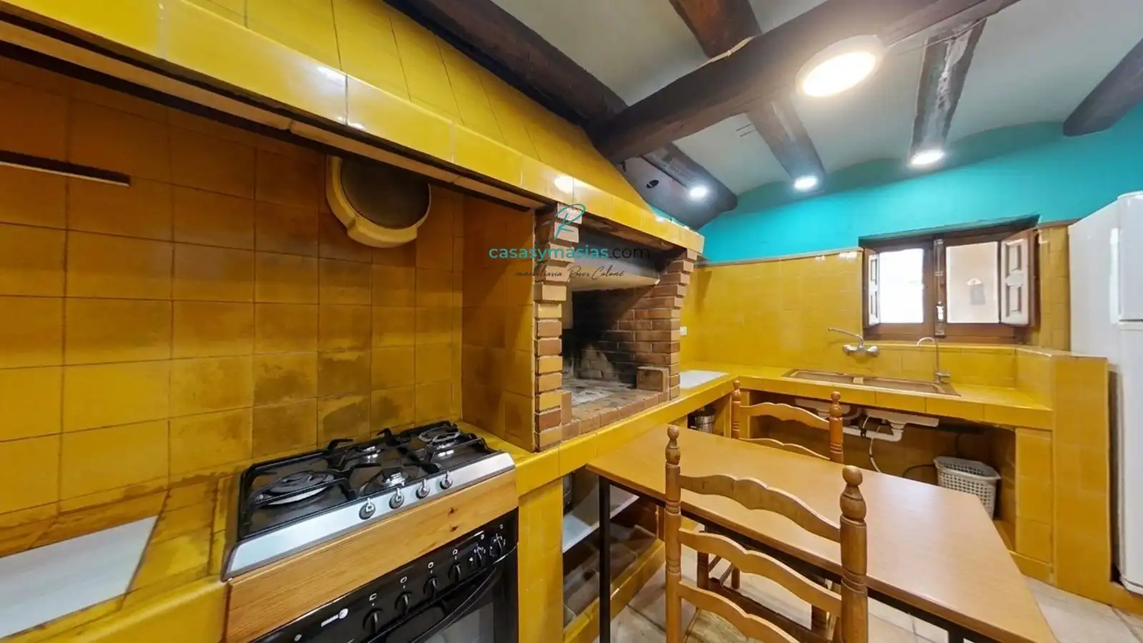Cuina de Finca rústica en venda en Sant Martí Sarroca amb Calefacció, Jardí privat i Parquet