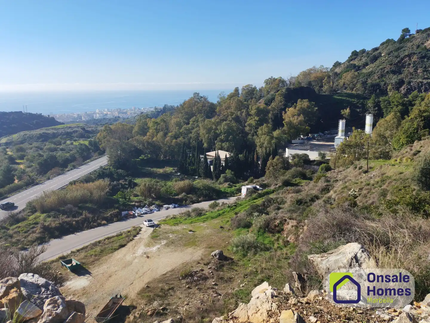 Vista exterior de Terreno en venta en Ojén