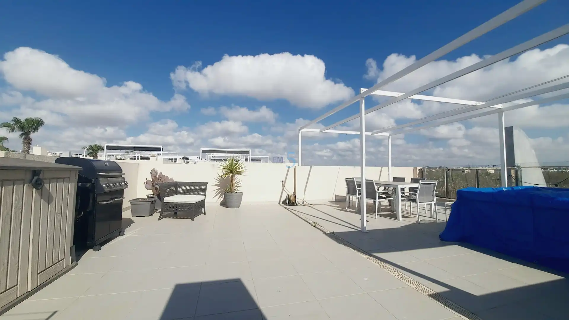 Terrace of Flat for sale in Pilar de la Horadada  with Air Conditioner, Heating and Swimming Pool
