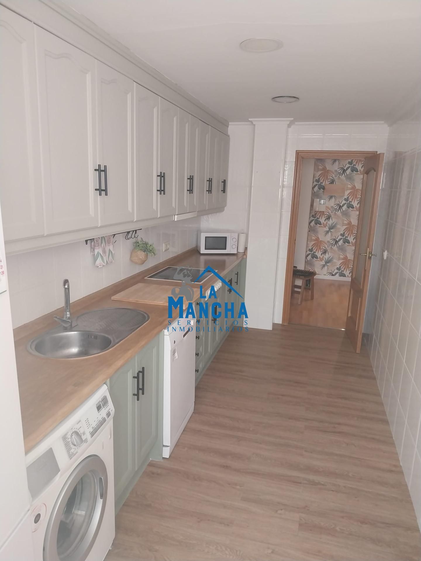 Kitchen of Flat for sale in  Albacete Capital  with Heating, Terrace and Balcony