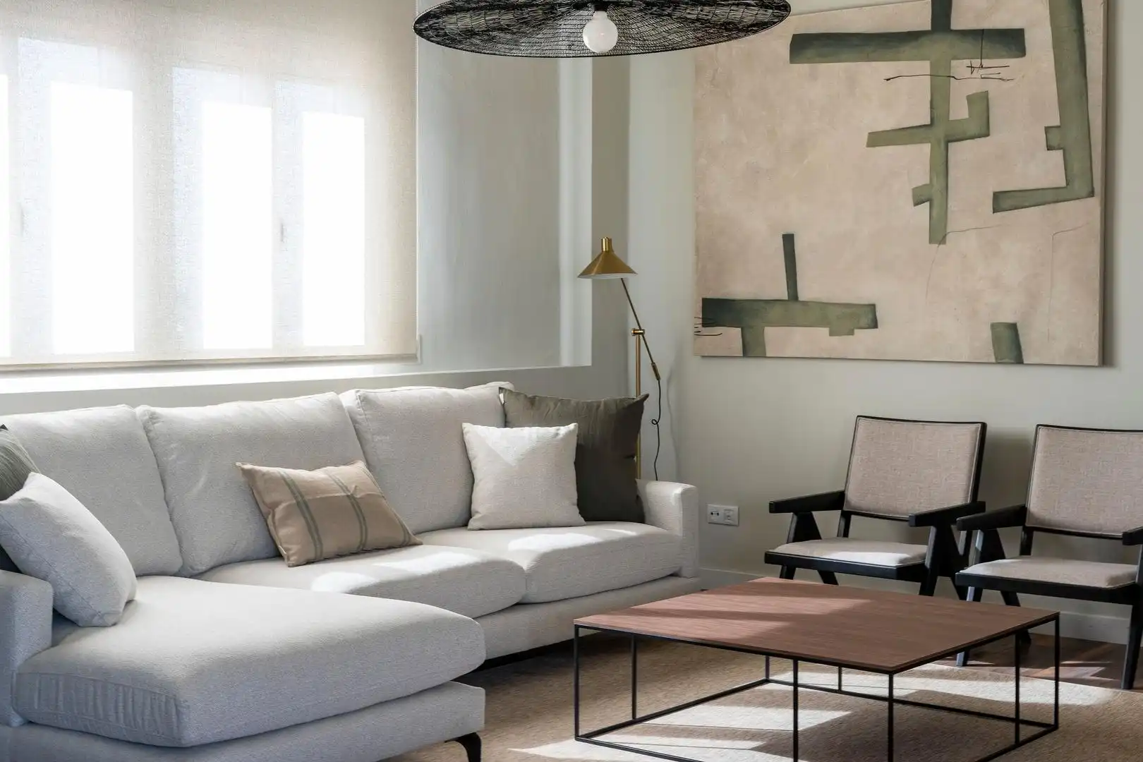 Living room of Attic for rent in Valencia  with Air Conditioner, Heating and Terrace