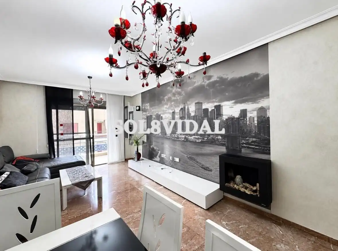 Sala de estar de Piso de alquiler en Orihuela con Aire acondicionado, Calefacción y Amueblado