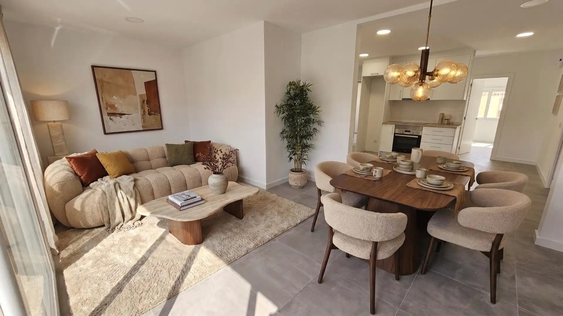 Sala de estar de Ático en venta en Calella con Parquet, Terraza y Balcón