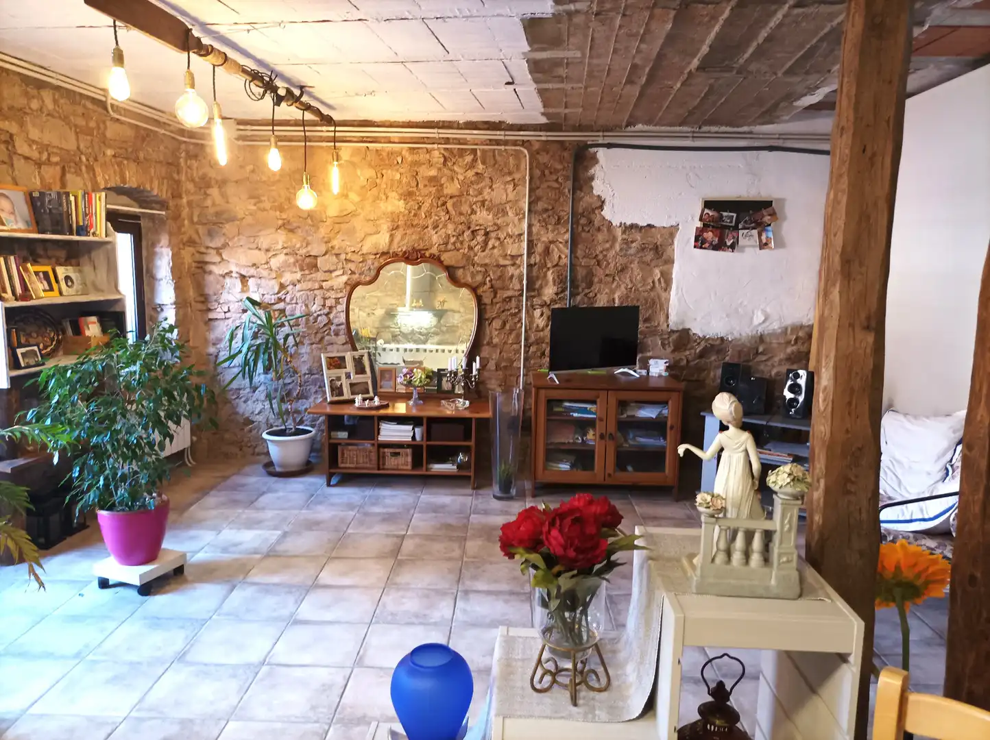 Sala de estar de Casa o chalet en venta en Santpedor con Aire acondicionado, Calefacción y Parquet