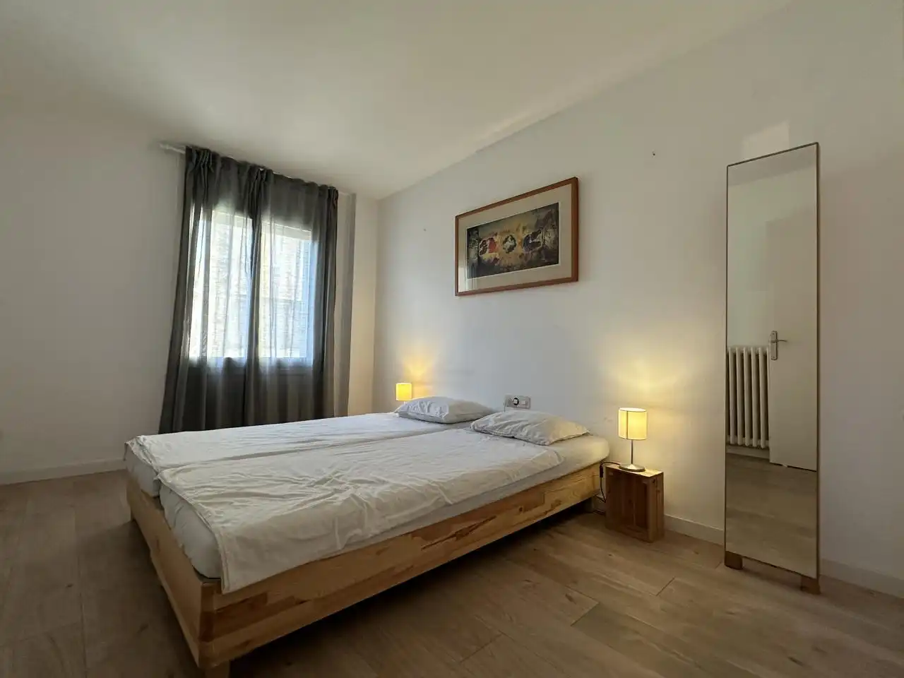 Bedroom of Flat for rent in Terrassa  with Air Conditioner, Heating and Terrace