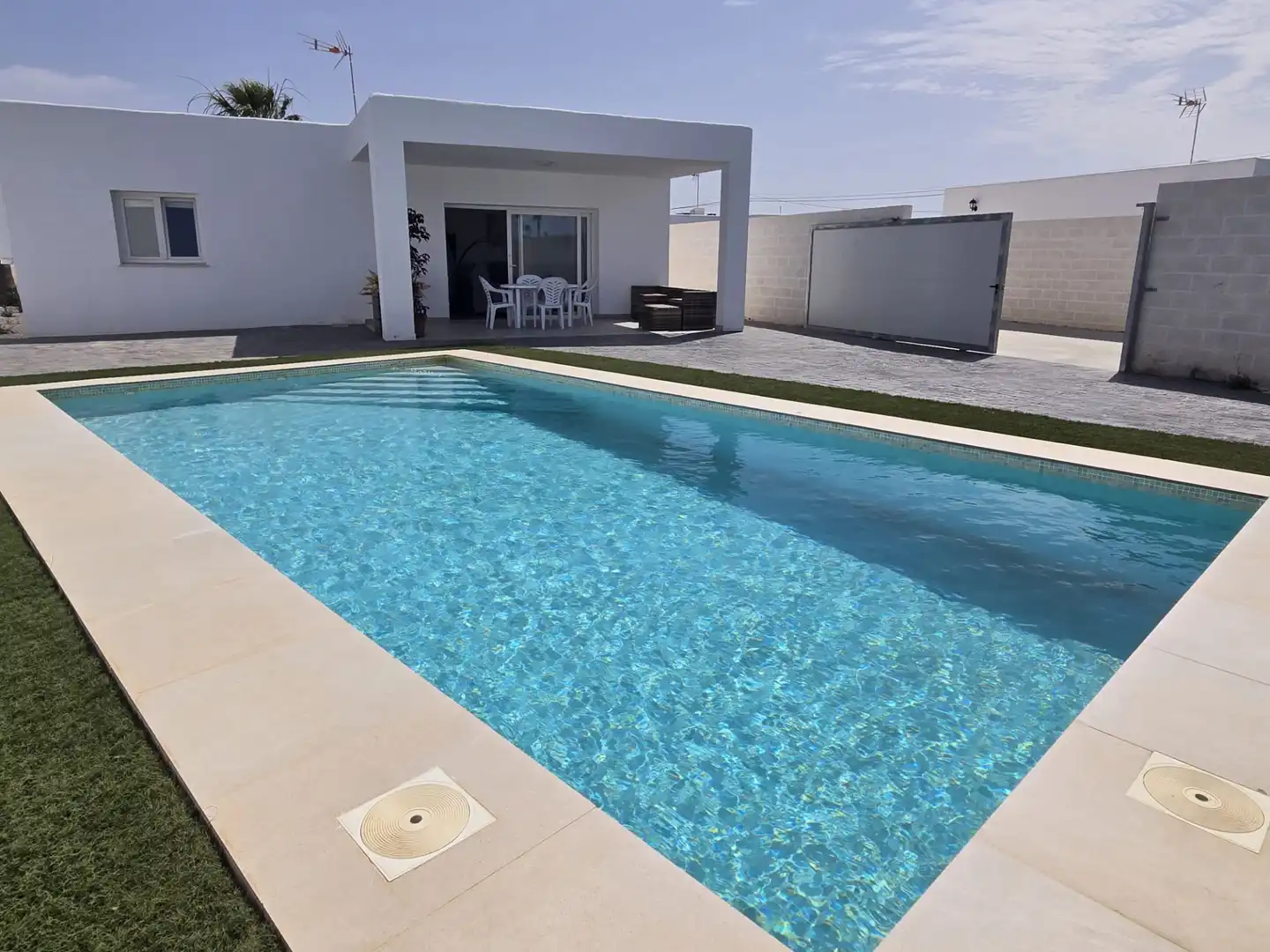 Piscina de Casa o xalet de lloguer en Conil de la Frontera amb Aire condicionat, Calefacció i Piscina