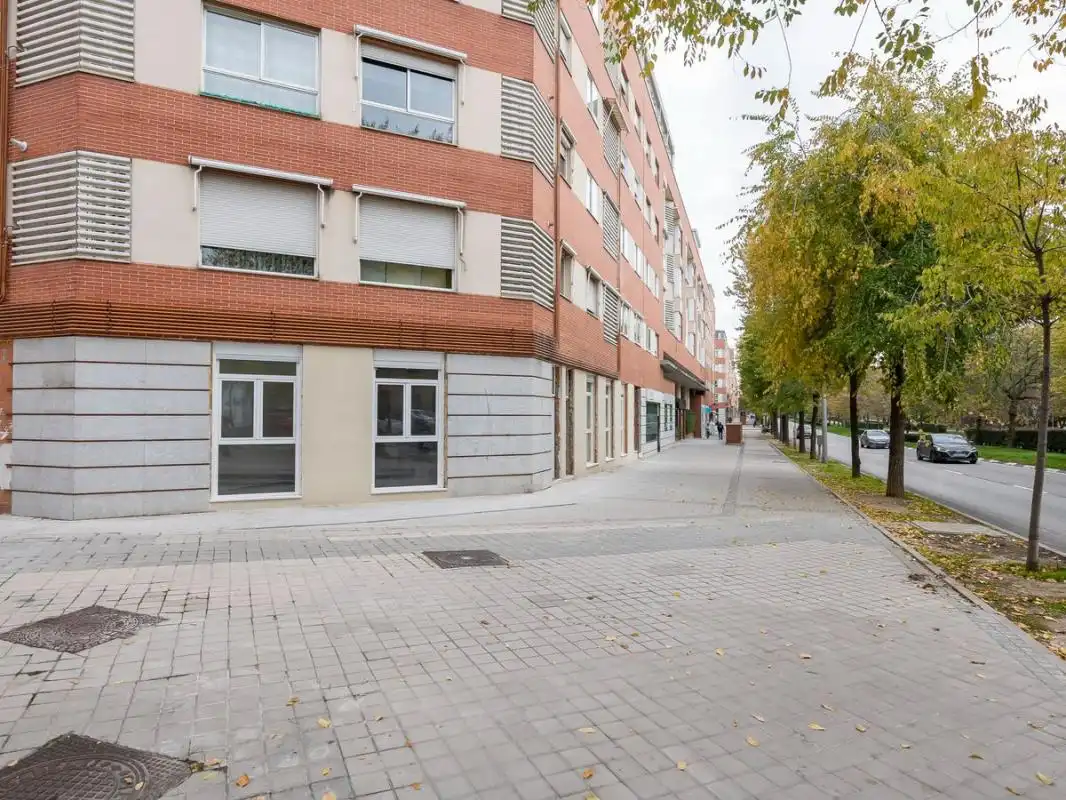 Vista exterior de Planta baixa en venda en Madrid amb Calefacció