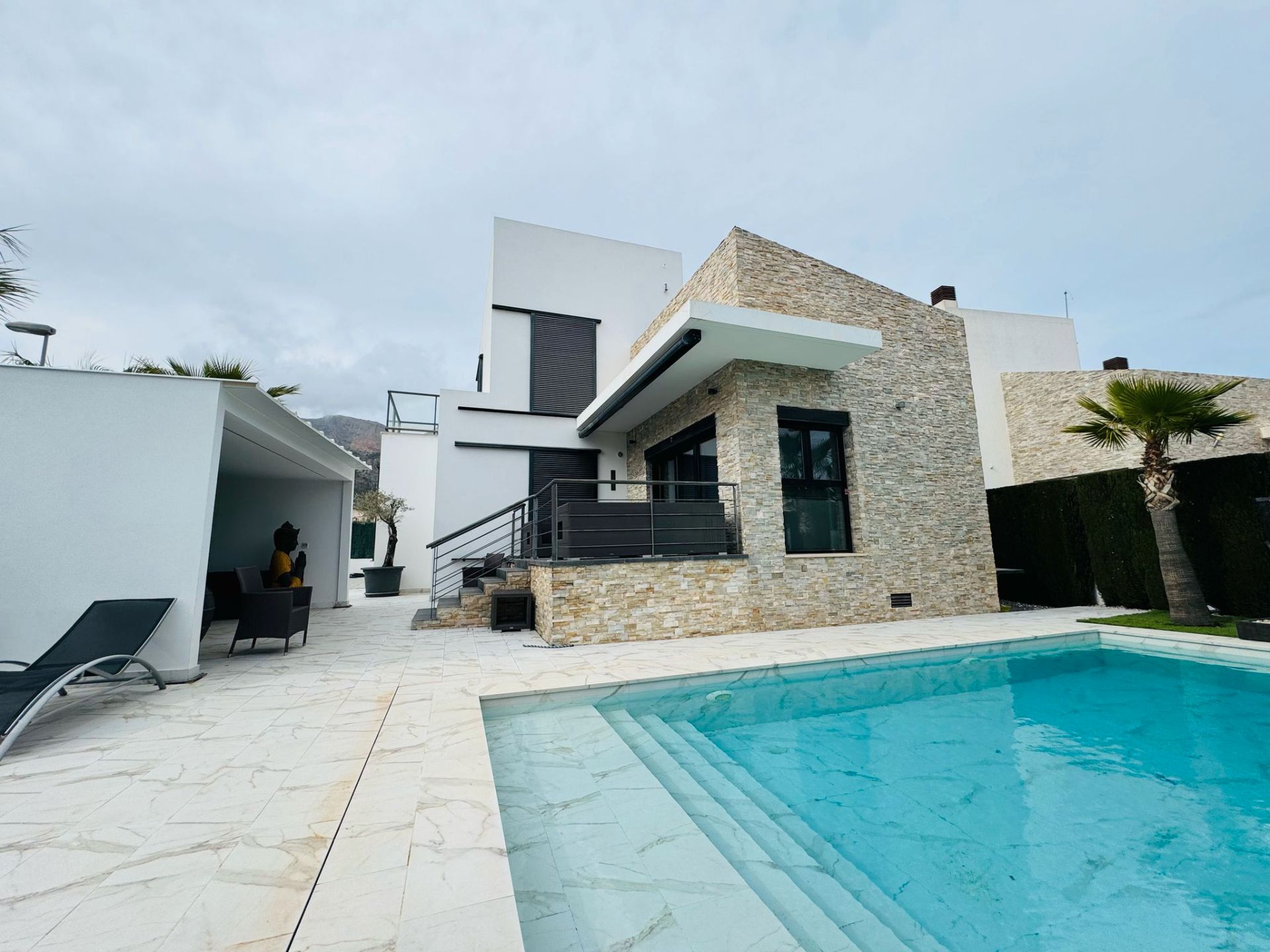 Exterior view of House or chalet for sale in Polop  with Air Conditioner, Private garden and Swimming Pool