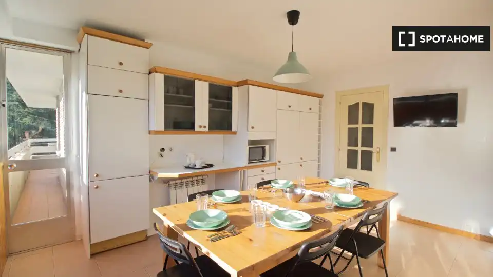 Cocina de Piso de alquiler en Madrid con Aire acondicionado, Calefacción y Amueblado
