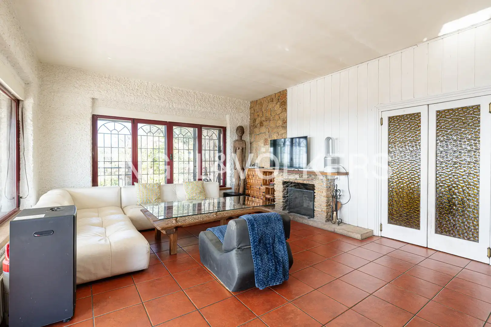 Living room of Houses for sale in Hoyo de Manzanares  with Air Conditioner, Heating and Private garden