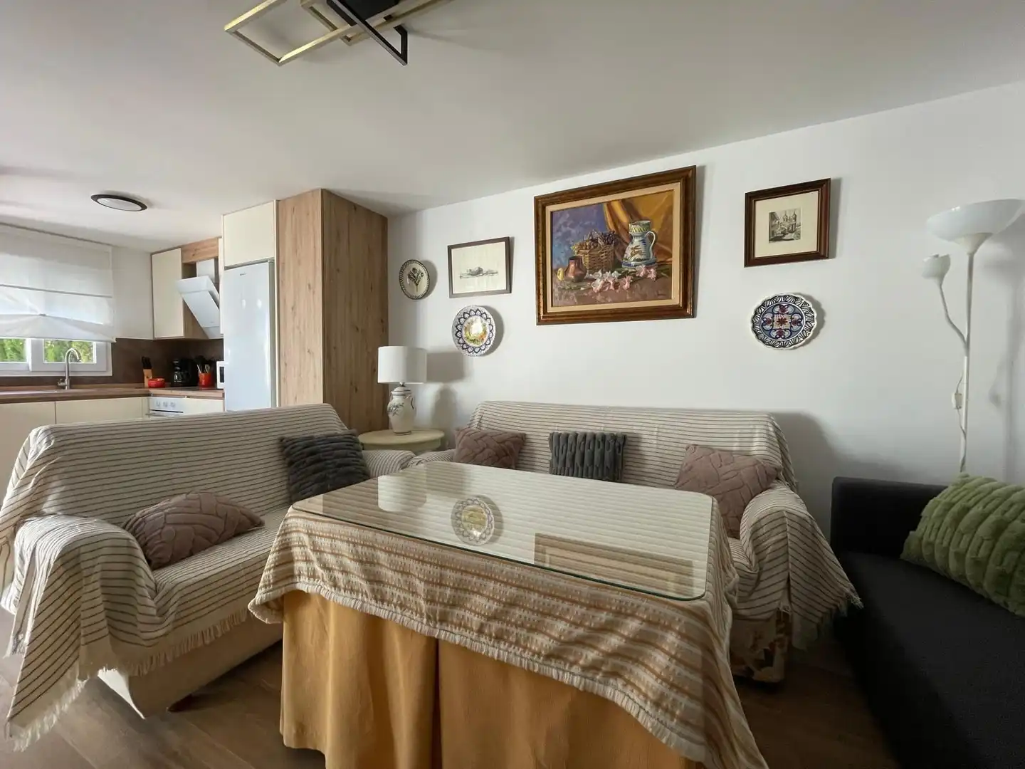 Sala de estar de Apartamento de alquiler en El Portil con Calefacción, Jardín privado y Terraza
